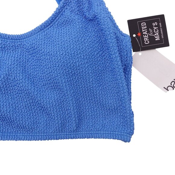 NWT Bar III Tank Bra Bikini Top Sz XS Cobalt Blue Push Up Scoop Neck Lined - Picture 4 of 10